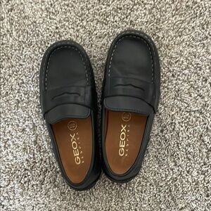 LIKE NEW - Geox Black Moccasin Shoes Slip-On Comfort